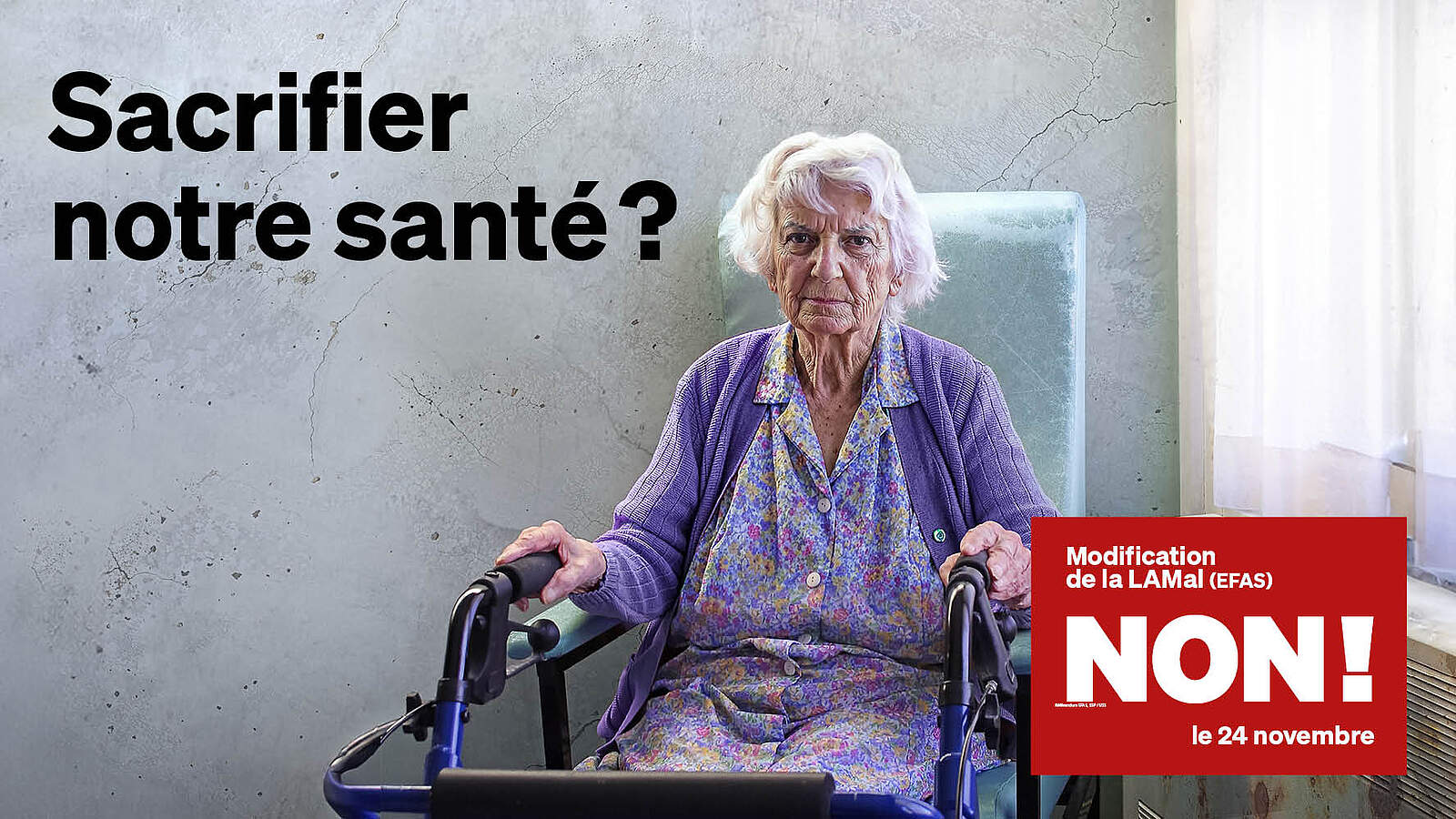 Sacrifier notre santé ? NON le 24 novembre