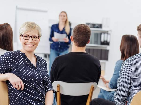 Une participante dans une formation continue